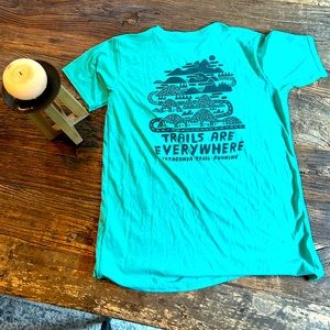 Patagonia lightweight trail running tee shirt size small women’s